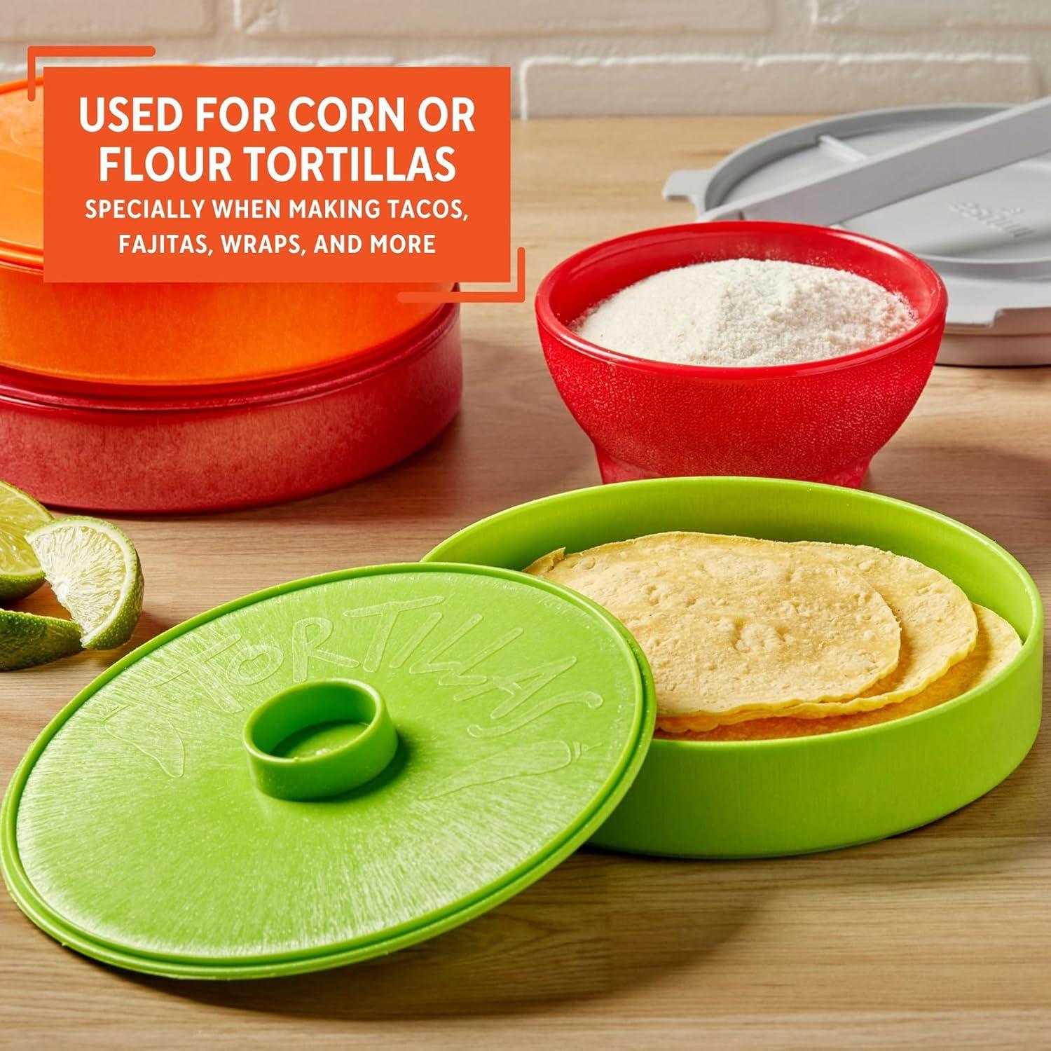imageImusa 7 Inch Tortilla Warmer Assorted ColorsOrange