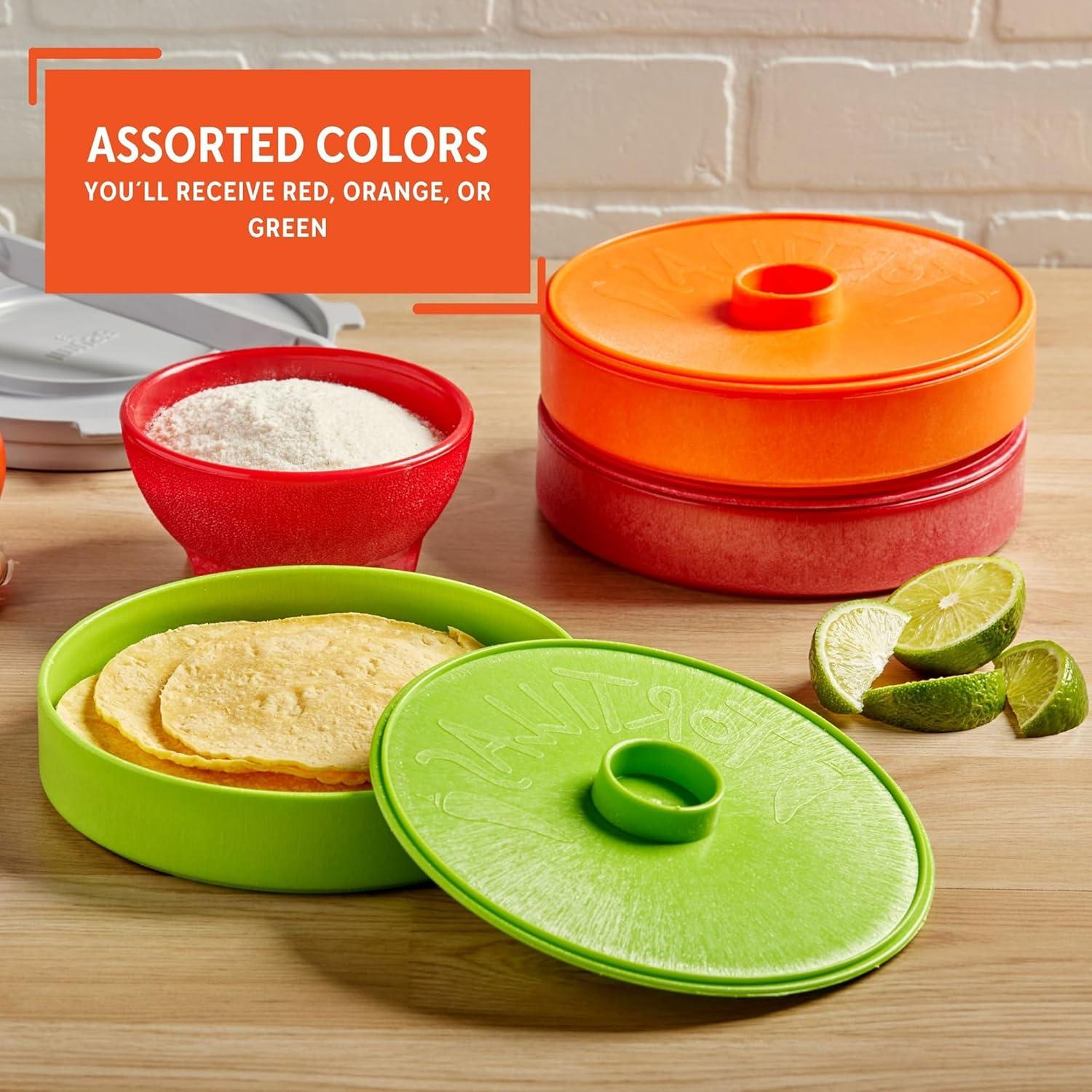 imageImusa 7 Inch Tortilla Warmer Assorted ColorsOrange