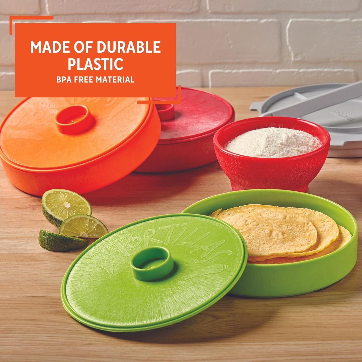 imageImusa 7 Inch Tortilla Warmer Assorted ColorsOrange