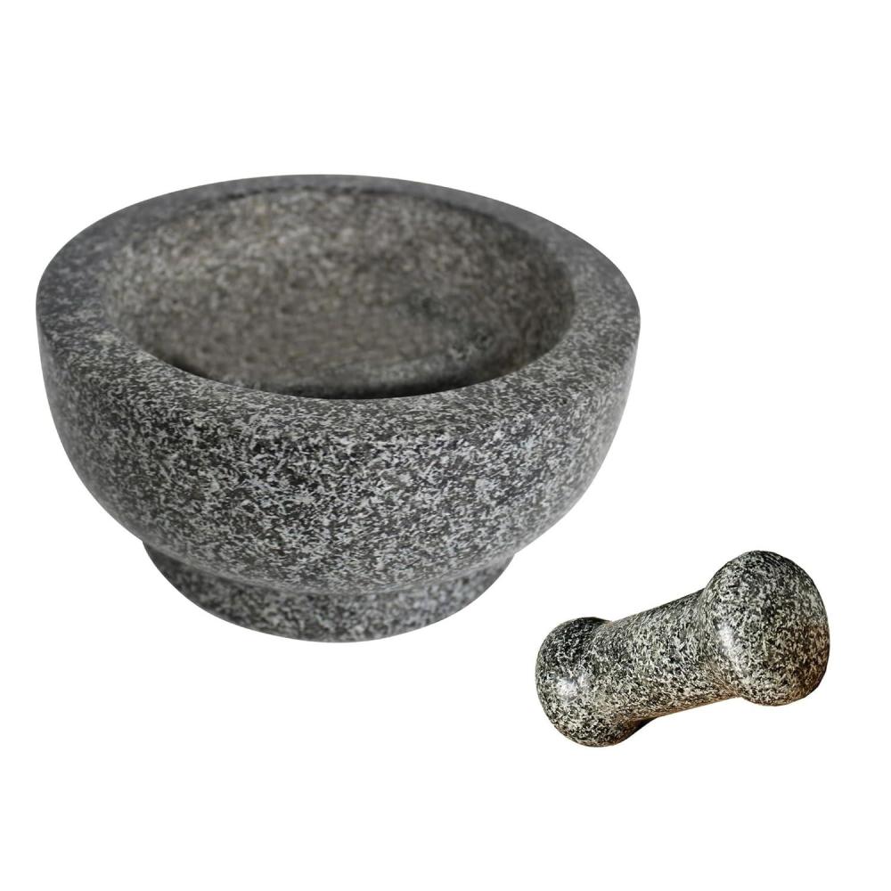 imageIMUSA USA Granite Molcajete Spice Grinder 6Inch Gray85 Inches