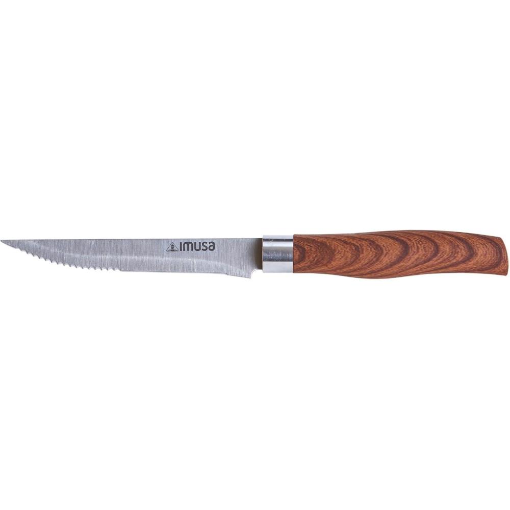 imageImusa 8in Chef WL Stainless Steel Chef Knife with Wood Look Handle4