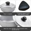 IMUSA USA Black Small Spare Triangle Knob Set(Small (Pack of 2))