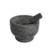 IMUSA 8.5″ Traditional Heavy Duty Polished Granite Molcajete for Fresh Guacamole, Salsa, Pesto, Herbs, Spices(6.5 Inches)