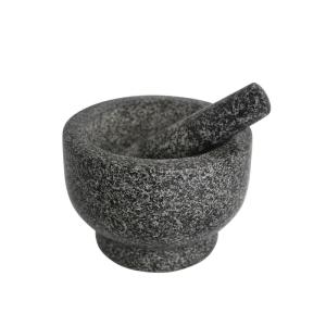 IMUSA 8.5″ Traditional Heavy Duty Polished Granite Molcajete for Fresh Guacamole, Salsa, Pesto, Herbs, Spices(6.5 Inches)