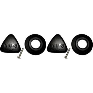 IMUSA USA Black Small Spare Triangle Knob Set(Small (Pack of 2))