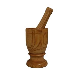 IMUSA USA LIS-005W Jumbo Mortar with Pestle, Wood(Jumbo)