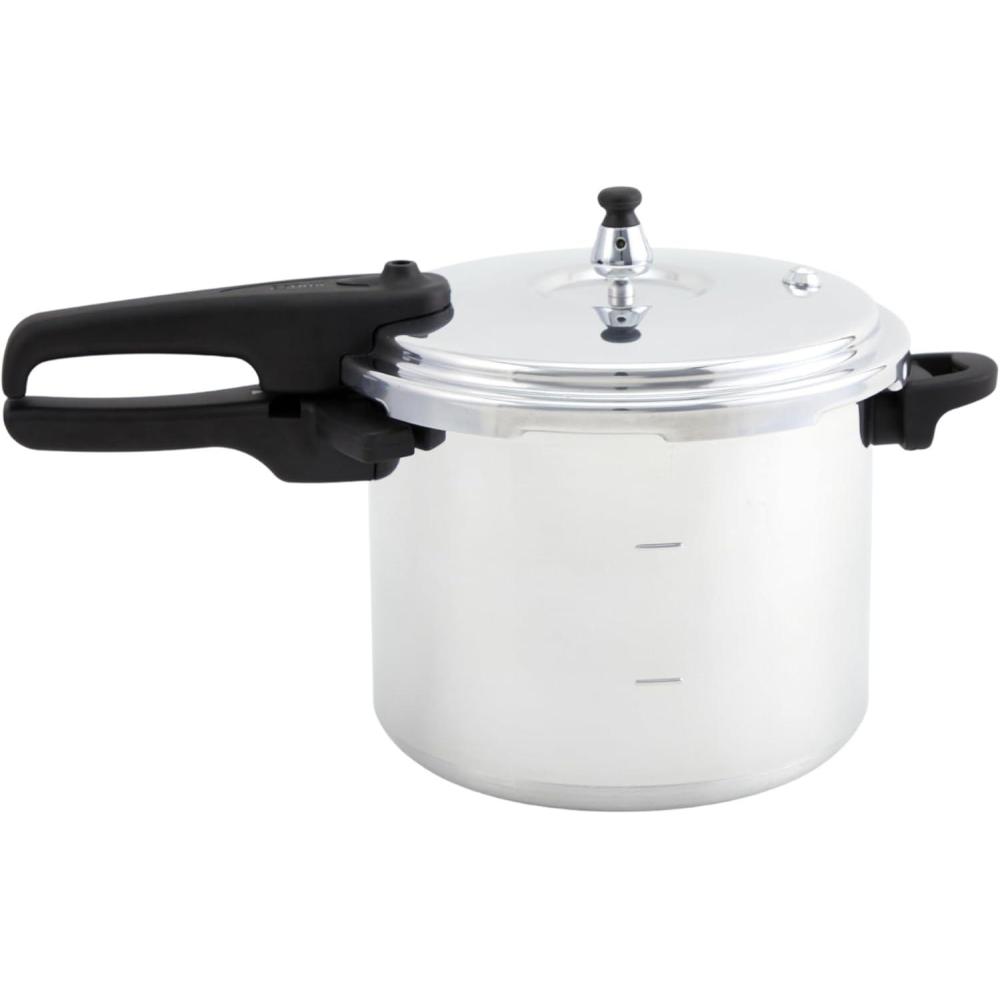 imageIMUSA USA A41780807 16Qt Jumbo Stovetop Pressure Cooker with Regulator and Side Handles Silver7 Quarts