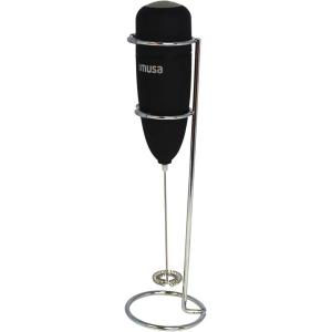 IMUSA 10in Electric Milk Frother with Stand, Orange(Black)