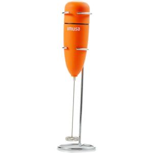 IMUSA 10in Electric Milk Frother with Stand, Orange(Orange)