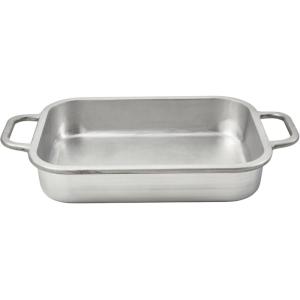IMUSA 13.5x10in H. Cajun Cast Aluminum Roaster/Baking pan(Aluminium)