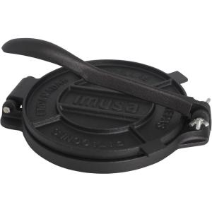 IMUSA USA Tortilla Press, 8″ DS, Black(Cast Iron)