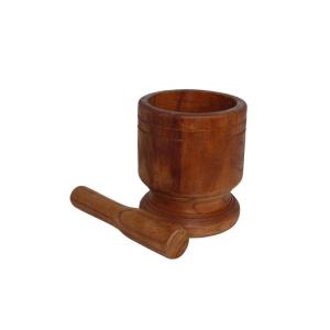 IMUSA Wood Mortar and Pestle, Jumbo(Jumbo)