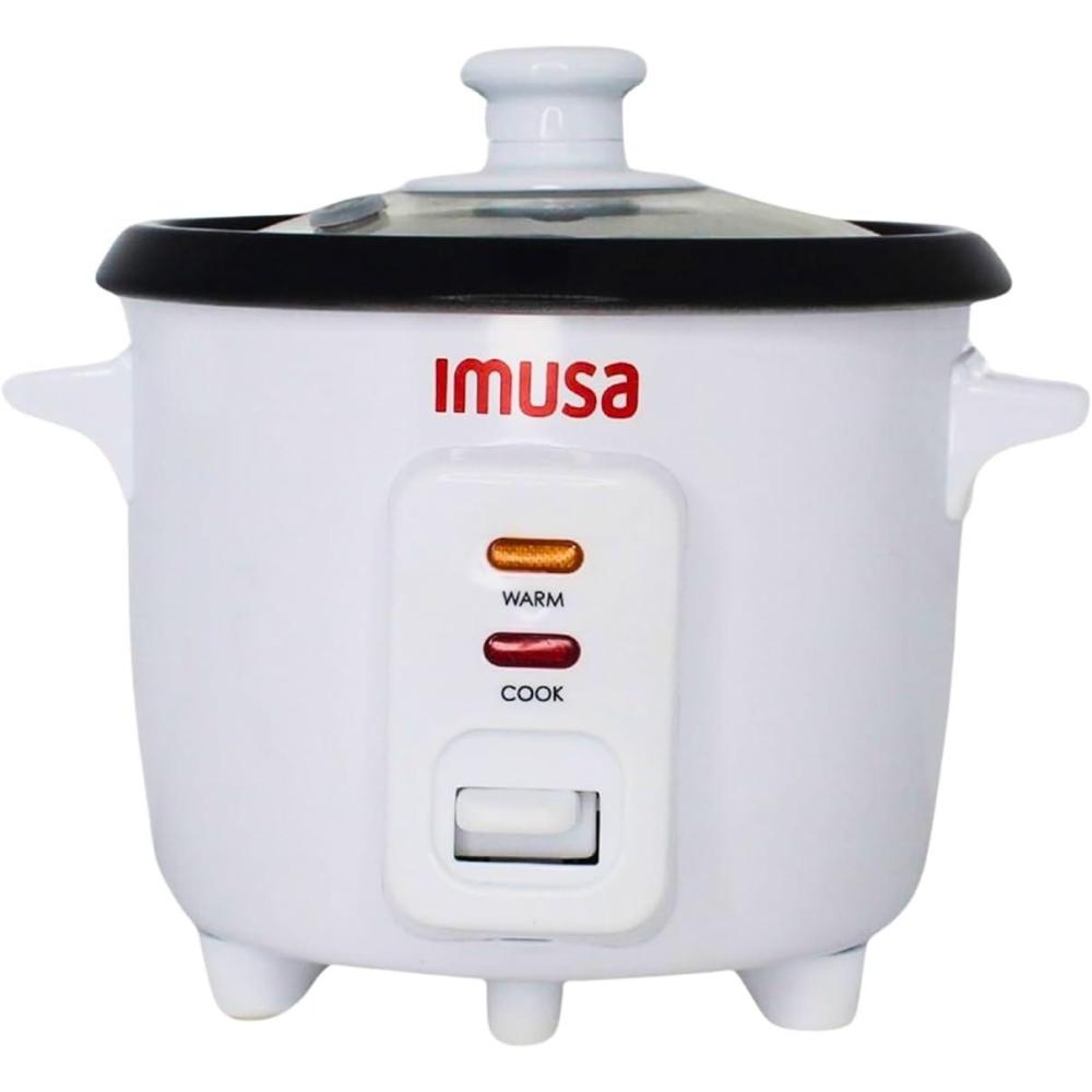 imageIMUSA 10cup Deluxe Stainless Steel Electric Rice Cooker with Steam Tray15 Cups